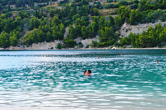 Kasjuni Beach in Marjan Park
