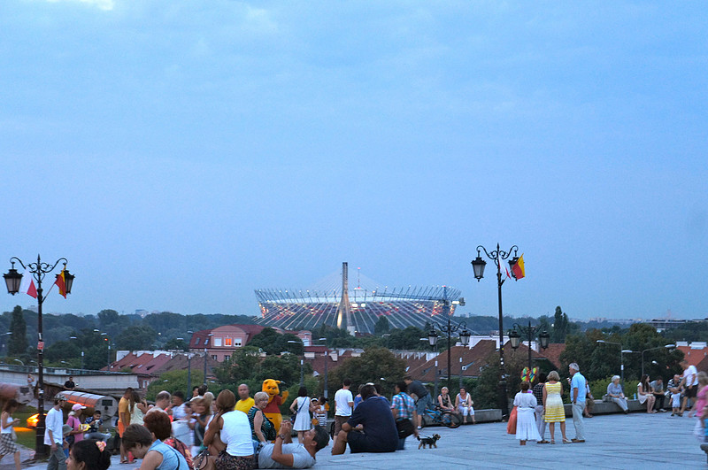 Unfortunately for us there were no soccer matches taking place at the National Stadium in Warsaw during our stay there. 