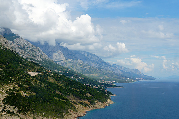 Bus ride from Split to Dubrovnik