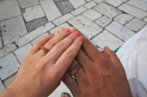 Our new rings from olive tree wood