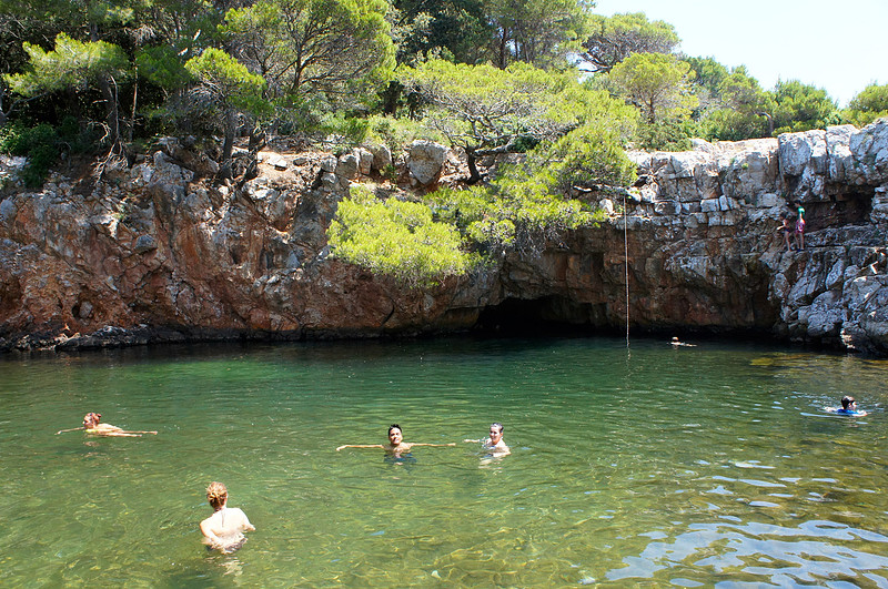 Natural swimming pool at Lokrum