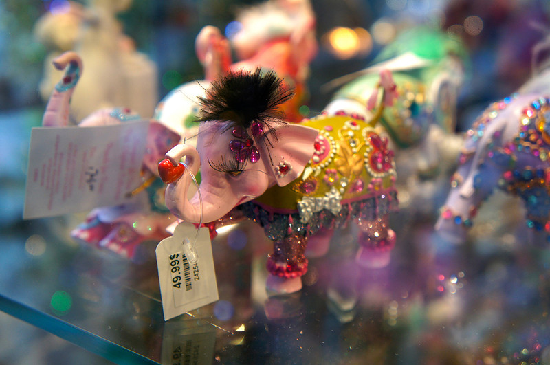 Merry Christmas in June! How fun it is to visit christmas stores in the summer!