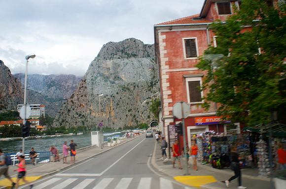 Bus ride from Split to Dubrovnik