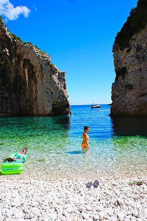 Crystal clear water