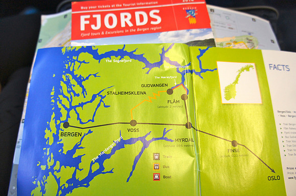 Map of Fjord Tour