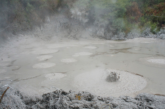 Hot mud pool