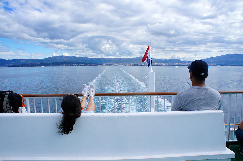 Our trip was off to a great start: the ferry ride from Split to Vis island was extremely picturesque and relaxing. 