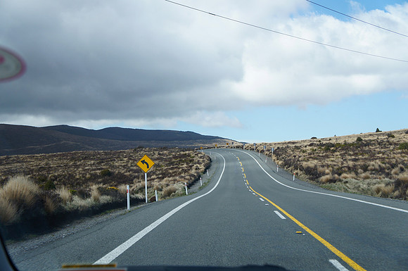 Driving from Taupo to Wellington