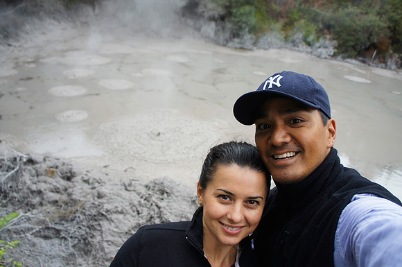Hot mud pool