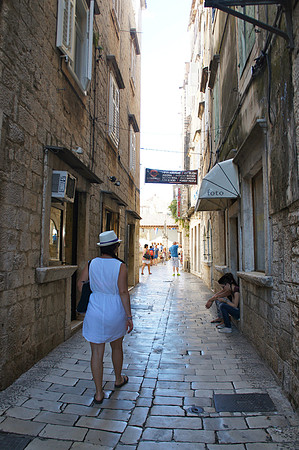 Side streets in Trogir