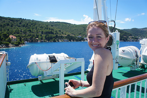 Ferry ride to Vis