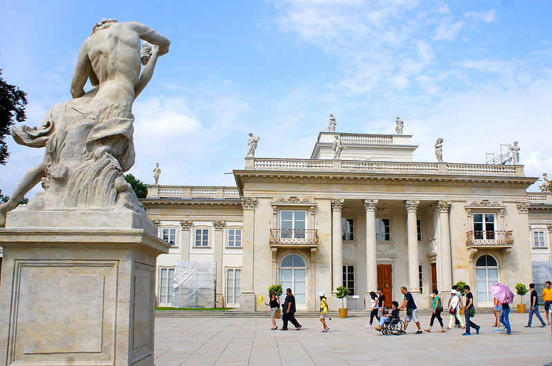 Even though under renovations, Palace on the Isle is a beautiful building. 