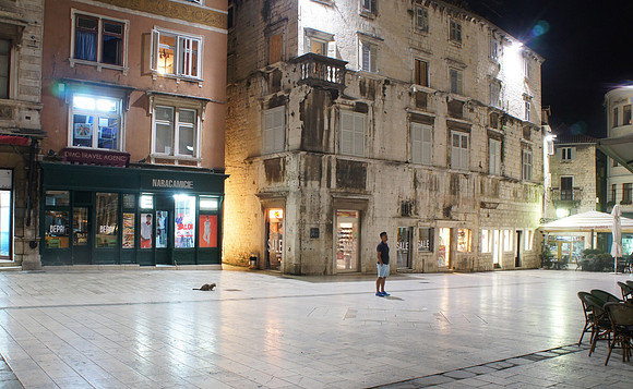 Night time in the Diocletian